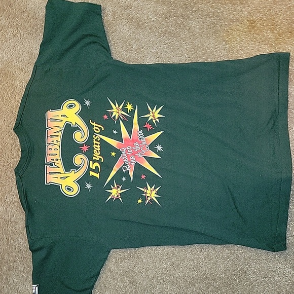 Vintage 90s Alabama 15 Years Greatest Hits Band Promo T-Shirt Single Stitch XXL - Picture 9 of 12